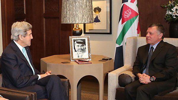 Kerry traf auch Jordaniens König Abdullah