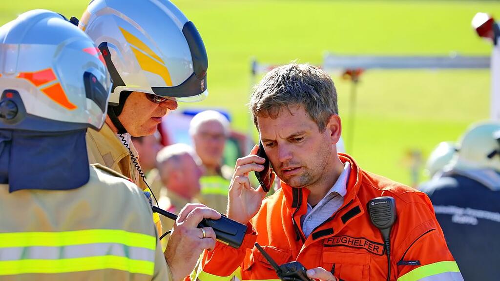 Waldbrand-Übung in Koppl und am Nockstein
