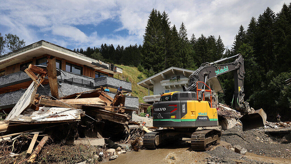 Unwetter in Hollersbach
