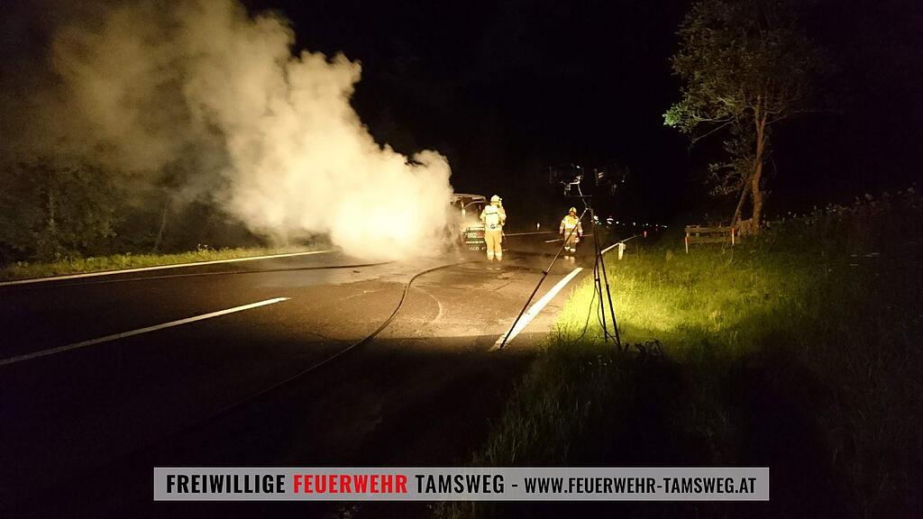Brand Taxibus Tamsweg