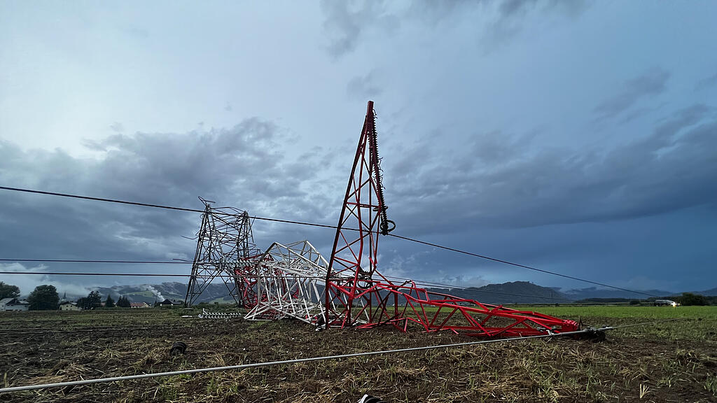 Unwetter in Steiermark: Haushalte ohne Strom