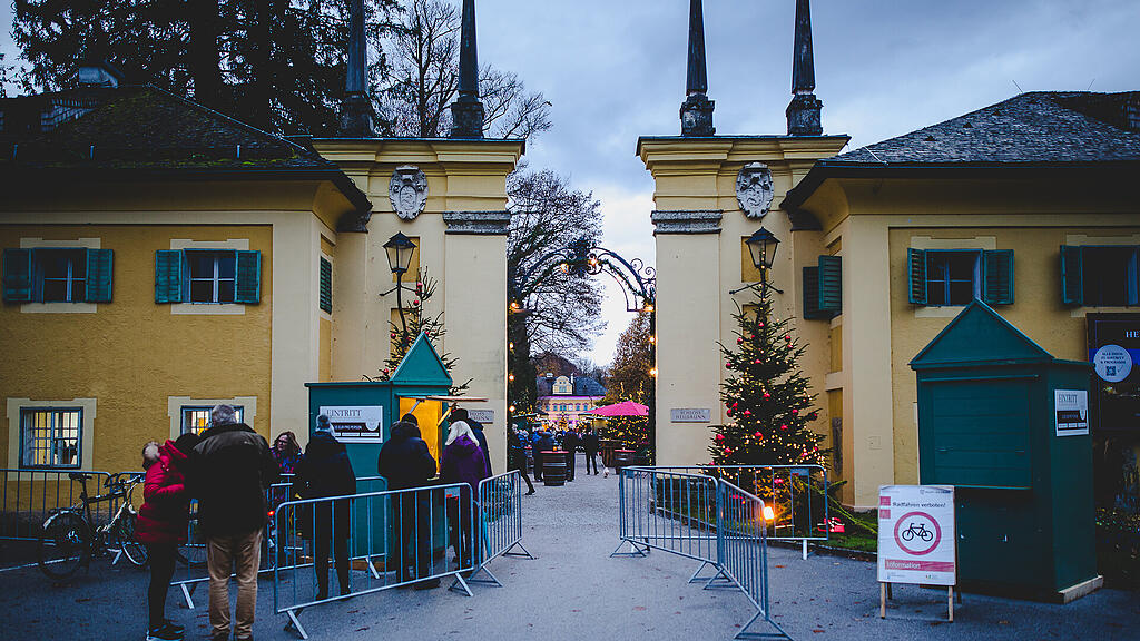 Er\u00f6ffnung Hellbrunner Adventzauber 2022