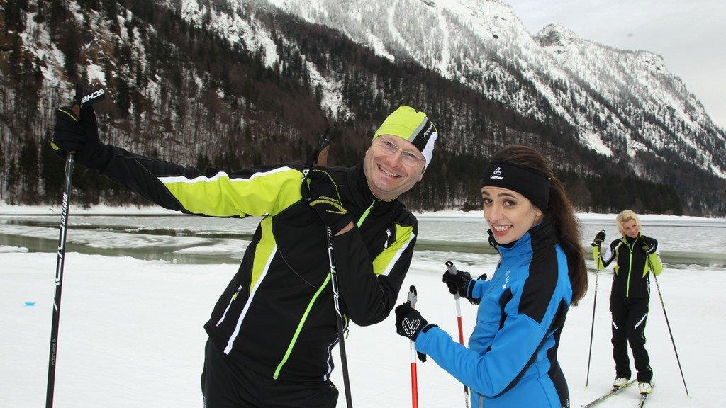 Promis beim Starbiathlon