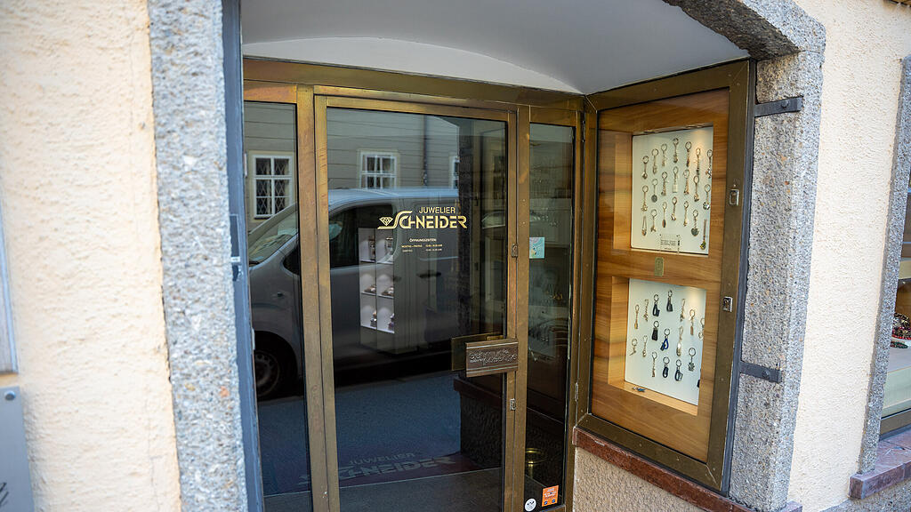 Einbruch bei Juwelier Schneider in Salzburger Altstadt