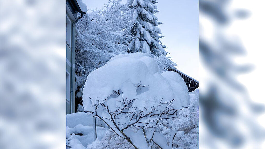 Neuschnee in Salzburg