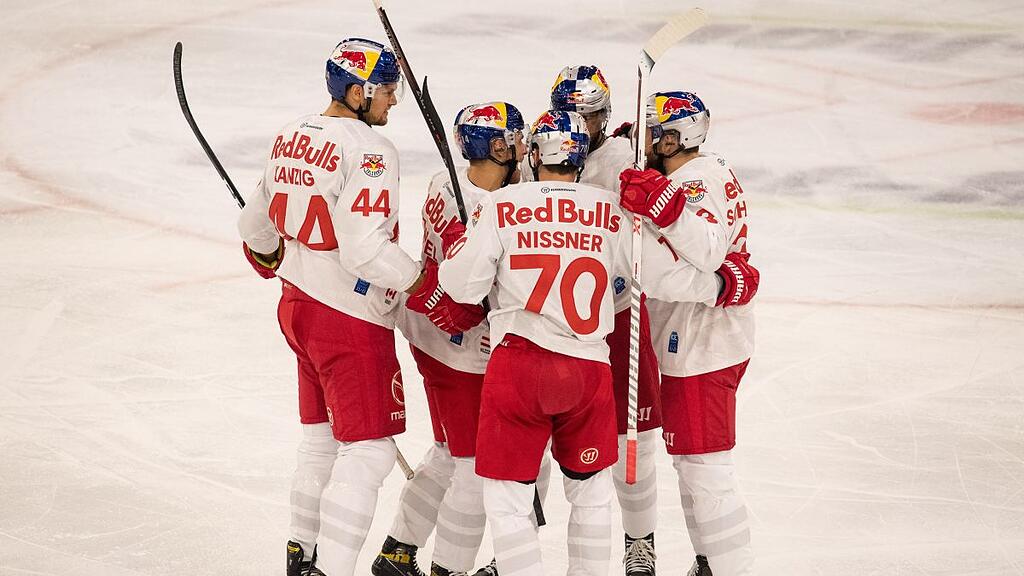 Eishockey: Liga-Auftakt - Black Wings Linz vs. RB Salzburg
