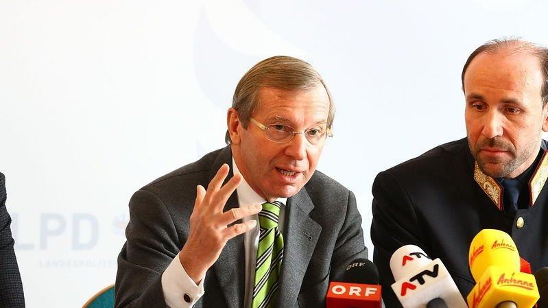Pressekonferenz in der LPD Salzburg