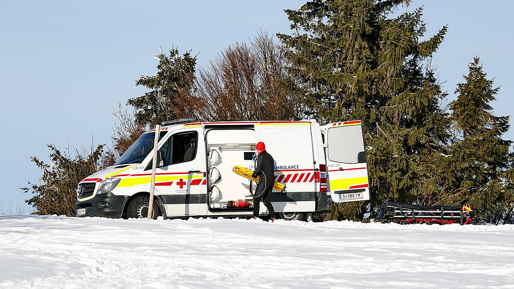 Rodelunfall am Gaisberg