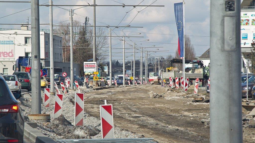 Baustelle auf Münchner Bundesstraße sorgt für Stau