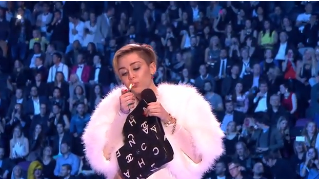 Miley Cyrus sorgte auch bei den Europe Music Awards für einen Skandal.