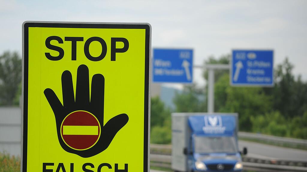 Auf Salzburgs Straßen ist die Zahl der Geisterfahrer nur leicht angestiegen.
