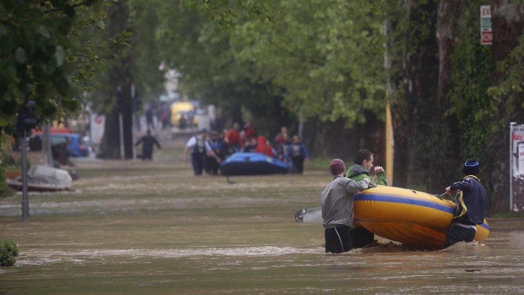 Unwetter am Balkan