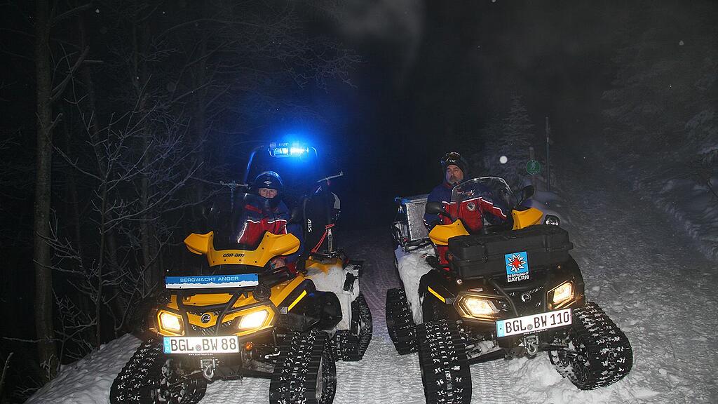 Bei der Bergung der Frau setzte die Bergrettung auch sogenannte ATVs ein.