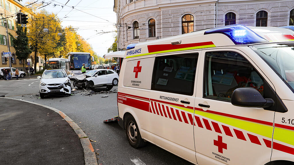 Pkw-Crash Salzburg-Nonntal