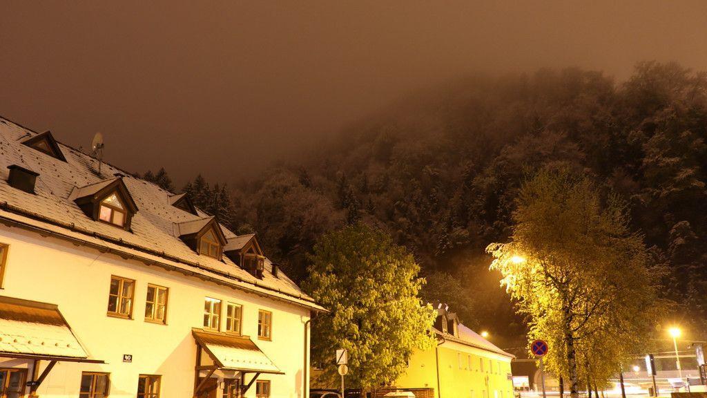 Wintereinbruch in der Mozartstadt