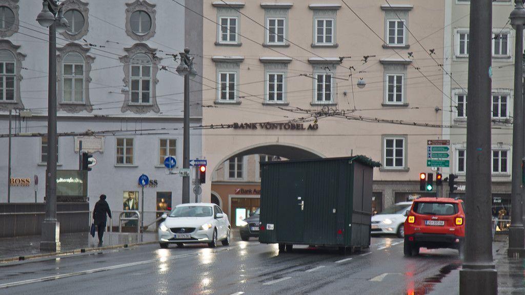Salzburger Christkindlmarkt 2016: Aufbau gestartet, I