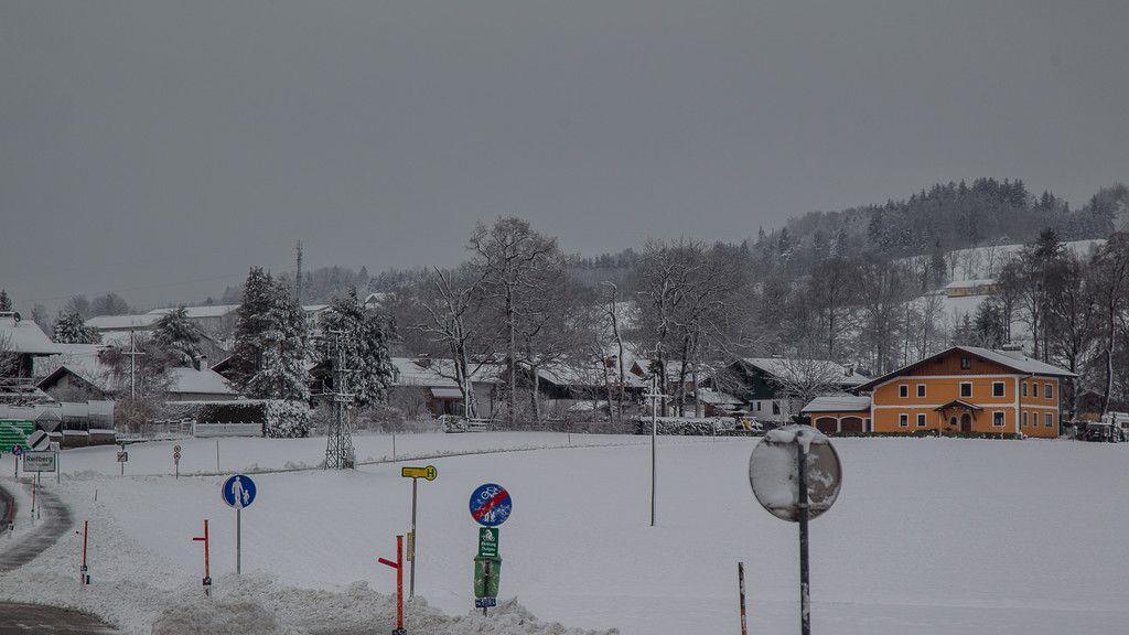 Winterdienst in Eugendorf im Einsatz