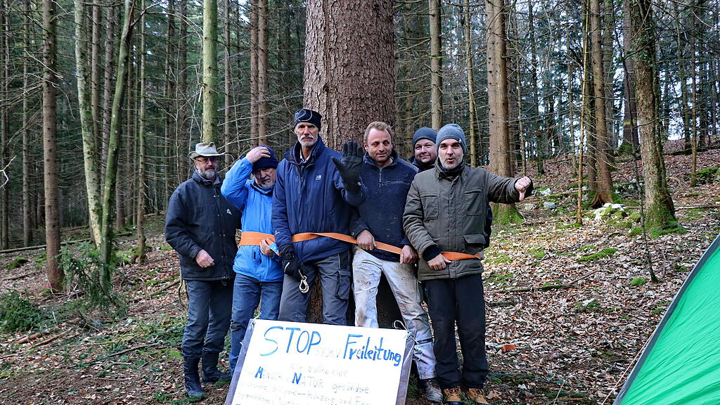 380-kv-leitung, widerstand, gegner, protest, bad vigaun
