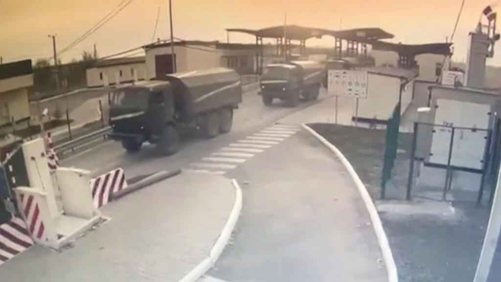 Krieg in Ukraine: Russischer Transport über Grenze