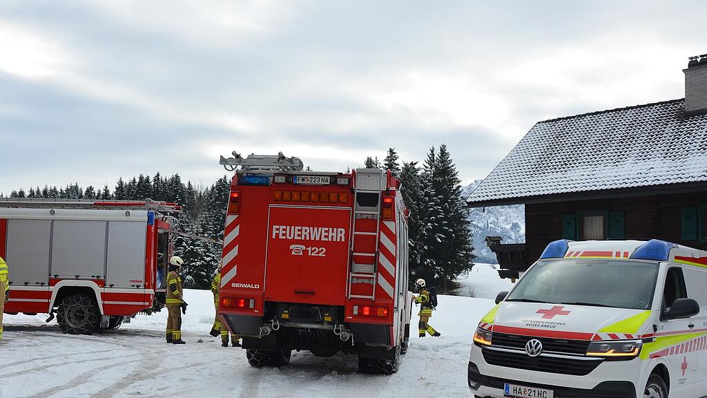 Küchenbrand in Voglau
