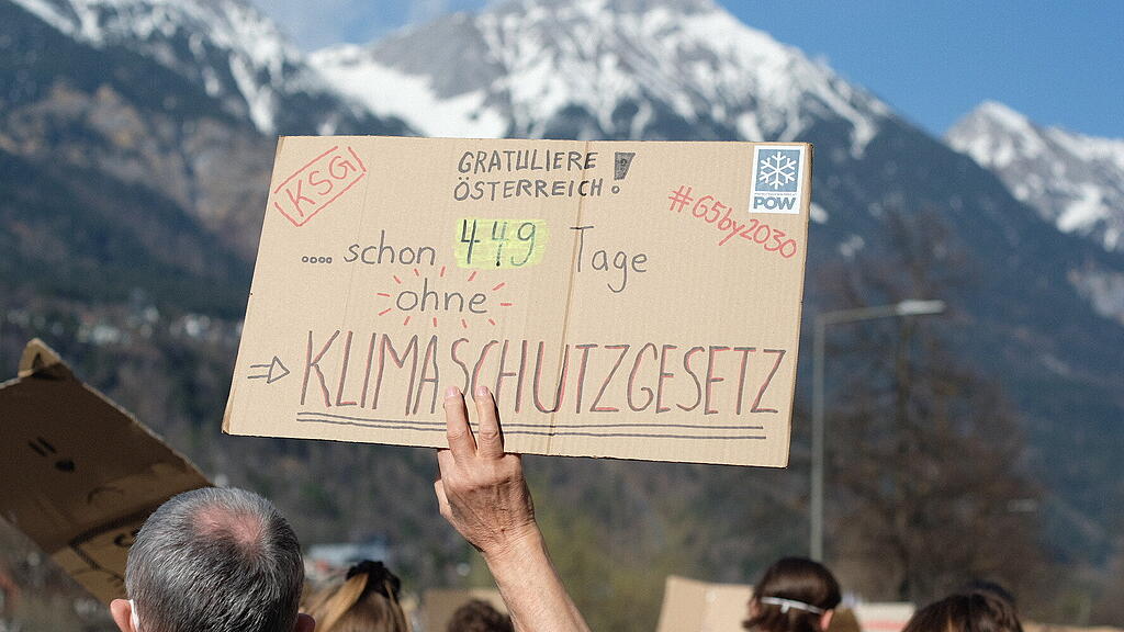 Klimastreik in Innsbruck
