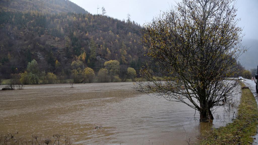 Hochwasser: Situation in Muhr