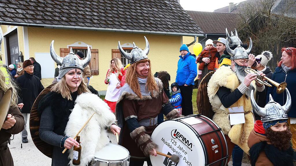 Faschingsumzug der Trachtenmusikkapelle Elsbethen