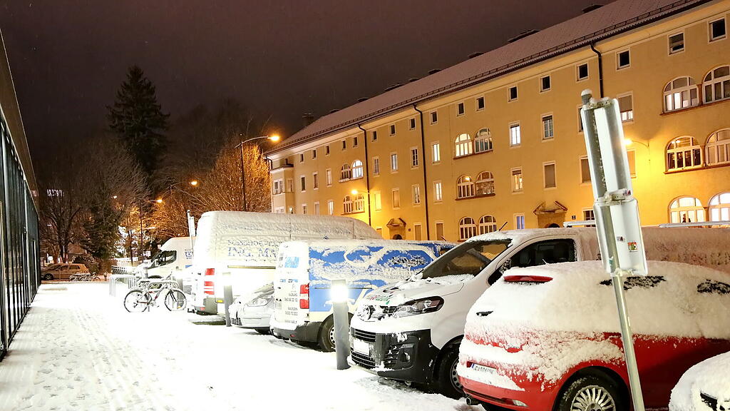 Schneechaos in Salzburg