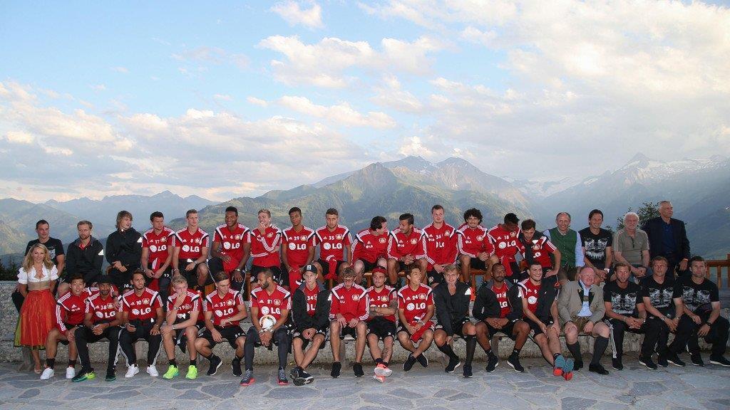Schmidt mit Bayer Leverkusen in Zell am See