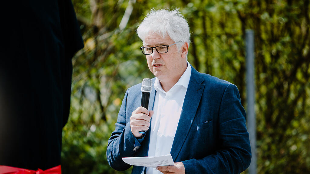 Enthüllung des Denkmals für verunfallte Arbeitnehmer