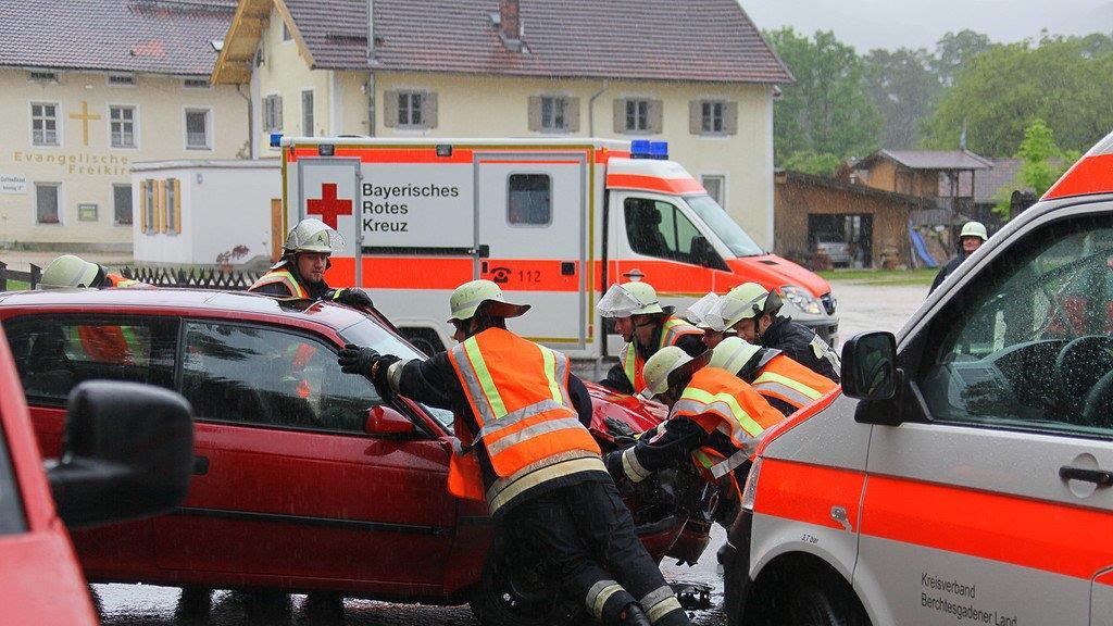 Frontalcrash auf B21