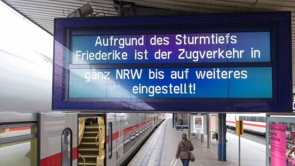 Sturmtief "Friederike" in Europa