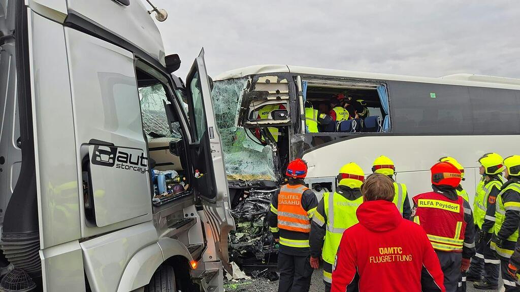 Schwerer Unfall auf A5 in NÖ