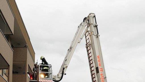 Brandübung in betreutem Wohnheim