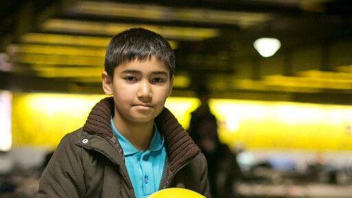 Flüchtlinge am Mittwoch in der Bahnhofsgarage