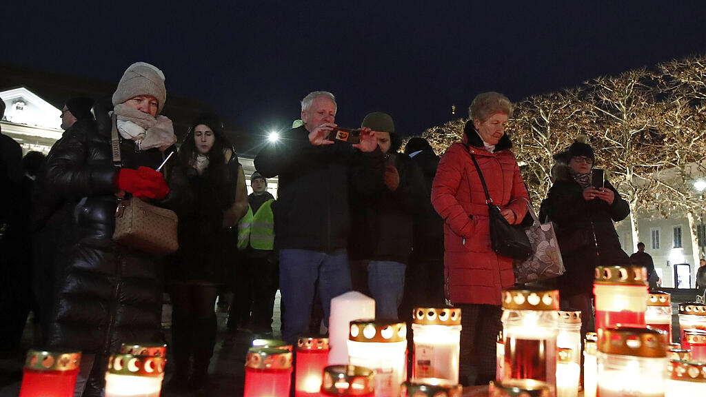 Trauer-Kundgebung in Klagenfurt