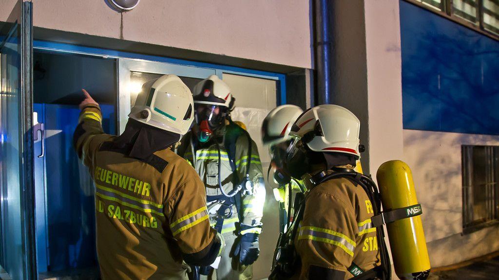 Großübung der Freiwilligen Feuerwehr Salzburg