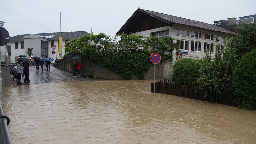 Hochwasseralarm im Lkr. Berchtesgadener Land