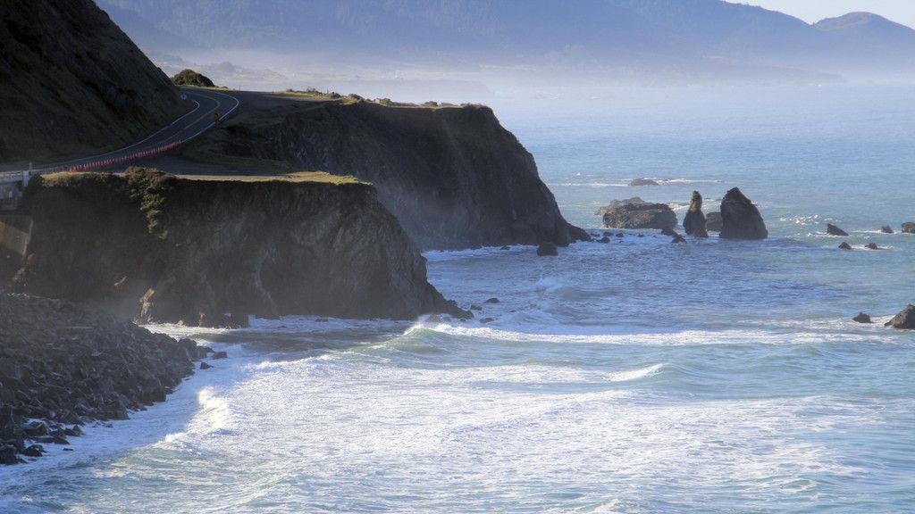 Klippensturz in Mendocino