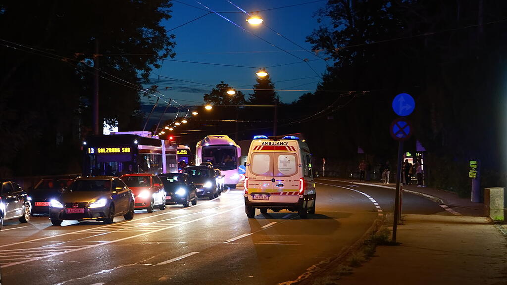 Pkw contra Fußgänger Alpenstraße