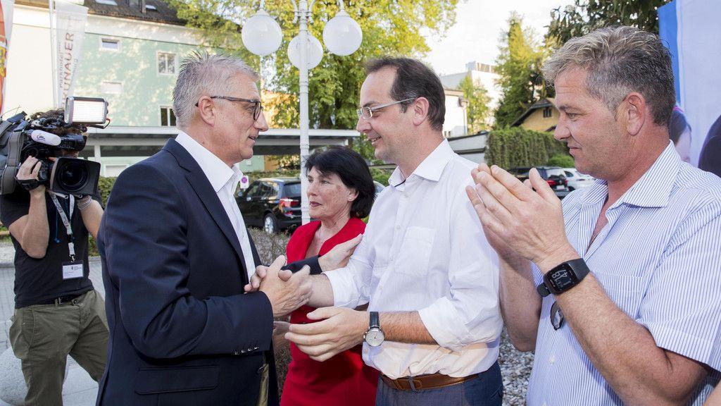 Bilder von der SPÖ-Wahlparty