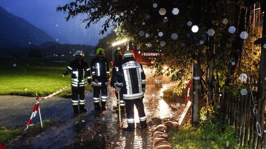 Hochwasser in Ruhpolding