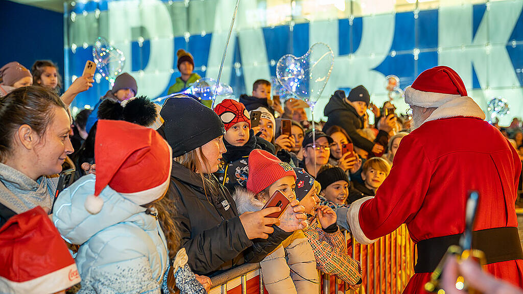 Coca-Cola Weihnachtstruck beim EUROPARK