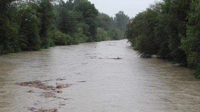 Hochwasser in Bruck und Mittersill