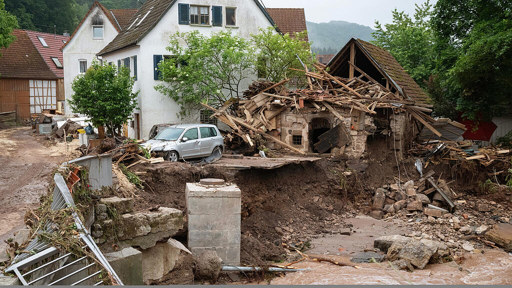 Hochwasser in S\u00fcddeutschland