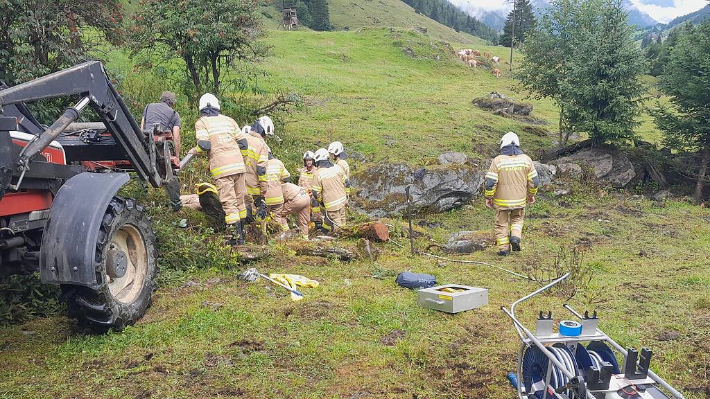 Rettung Kalb Rauris