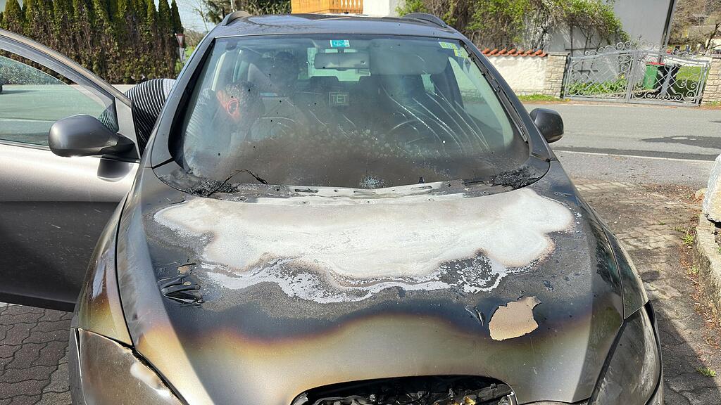 Pkw-Brand Bad Vigaun