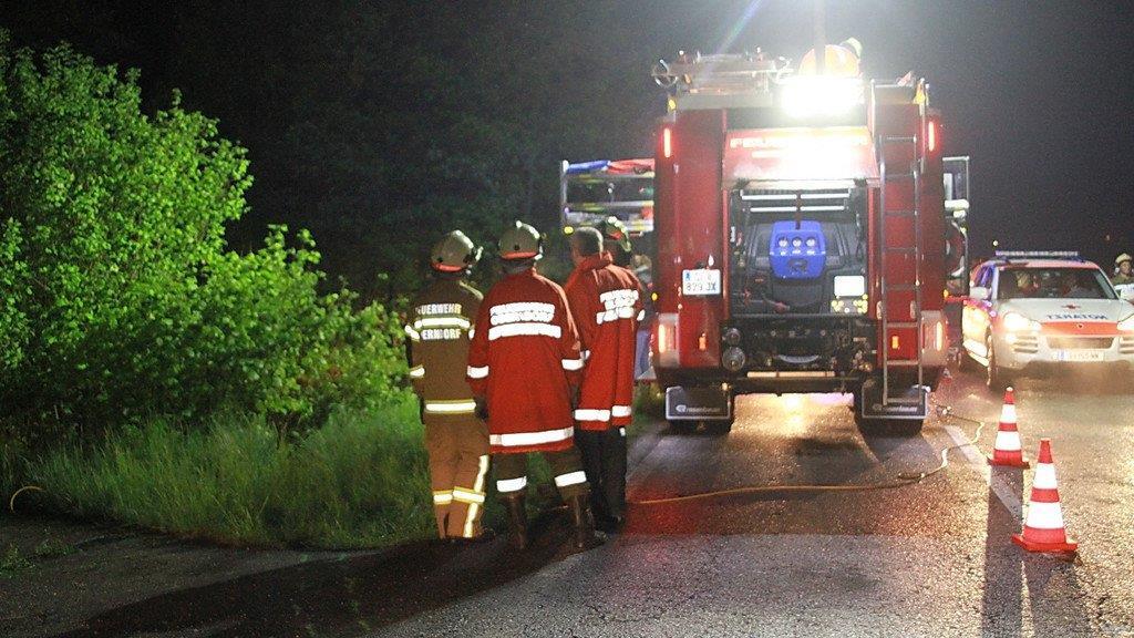 Bilder vom Einsatz in Nußdorf