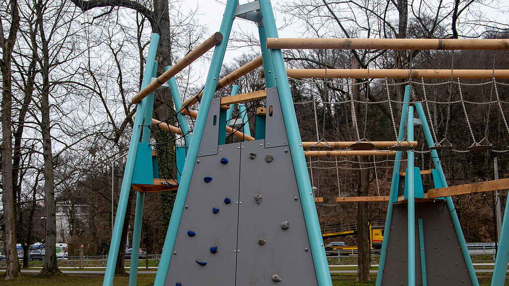 Hochseilgarten im Volksgarten
