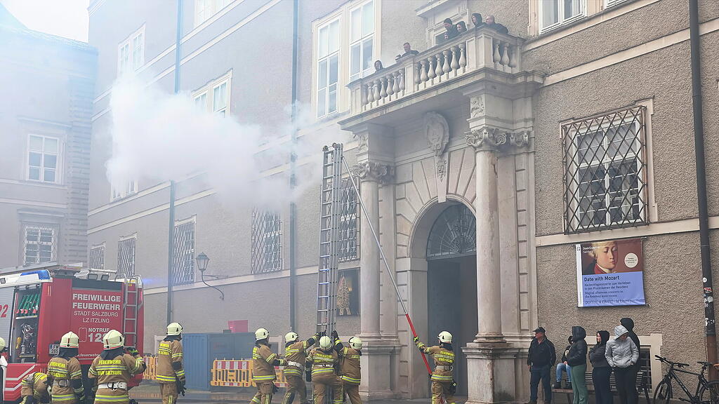 Brand im Dom: Spektakuläre Übung in Salzburger Altstadt